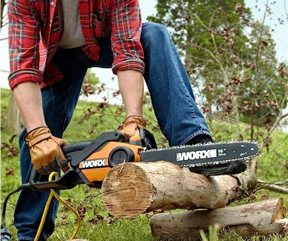 WORX WG303.1 14.5 Amp 16" Electric Chainsaw - Efficient and Safe Tool for Homeowners and DIYers - Features and Benefits,
Top 5 Electric Chainsaws for Efficient and Safe Home
