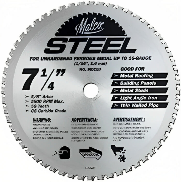 What is the best circular saw blade for cutting corrugated metal?