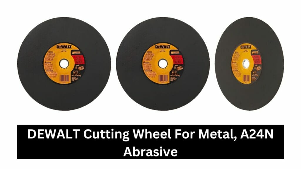 What is the best abrasive chop saw blade?,
DEWALT Cutting Wheel For Metal, A24N Abrasive